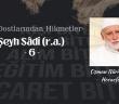 Hak Dostlarından Hİkmetler Şeyh Sâdî (r.a.) – 6-